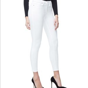 White good American skinny jeans high waist